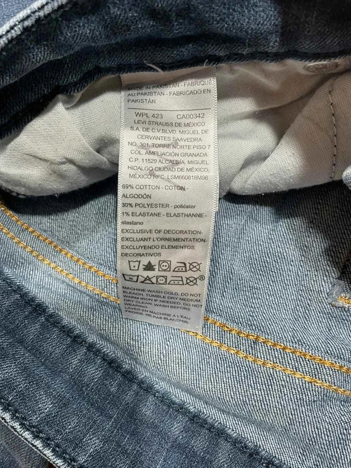 Jean Levi's Signature Mid-Rise Bootcut Taille W31 L32 Prepy Bleu Lvf 011 – photo 10